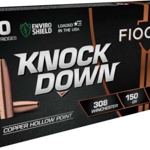 FIOCCHI KNOCK DOWN AMO LEAD FREE COPPER HP 308 WIN 150GR 20RD ( 10 PER CASE )