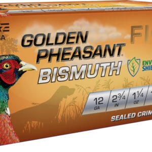 FIOCCHI GOLDEN PHEASANT BISMUTH AMO 12GA 2.75 IN 1 1/4 OZ #6 1400FPS 10-RD ( 10 BOXES PER CASE )