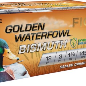 FIOCCHI GOLDEN WFOWL BISMUTH AMO 12GA 3 IN 1 3/8 OZ #2 1450FPS 10-RD ( 10 BOXES PER CASE )