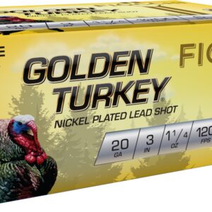 FIOCCHI GOLDEN TURKEY AMO 20GA 3 IN 1 1/4 OZ #6 1200FPS 10-RD ( 10 BOXES PER CASE )
