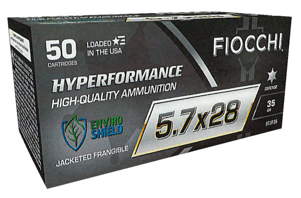 Fiocchi 57JF35 Hyperformance  5.7x28mm 35gr Jacketed Frangeable 50 Per Box/10 Case — view 1