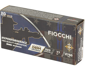 FIOCCHI HYPR SBR 223REM 77GR 20/200 — view 3