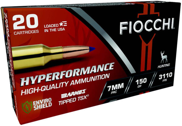 Fiocchi 7PRCTT Hyperformance  7mmPRC 150gr Barnes Tipped TSX 20 Per Box/10 Case — view 1