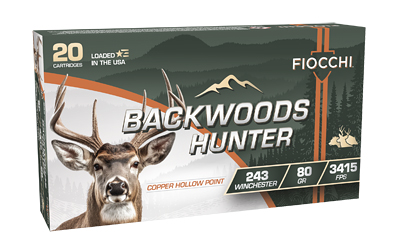 FIOCCHI BKWD HNTR 243WIN 80GR 20/200 — view 1