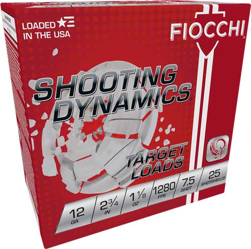FIOCCHI 12GA 2.75" 1-1/8OZ - #7.5 1280FPS 250RD CASE LOT — view 1