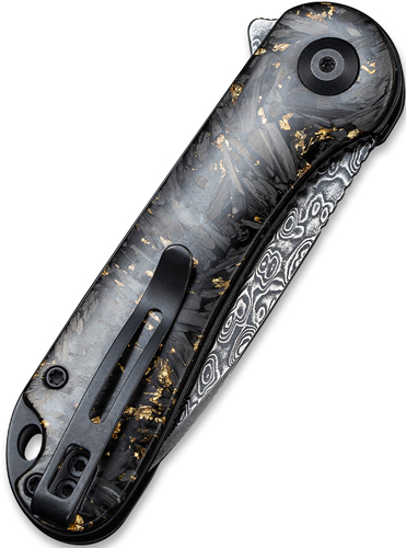 CIVIVI KNIFE ELEMENTUM 2.96" - SHREDDED CBN FBR/GOLDEN DMSCS — view 1