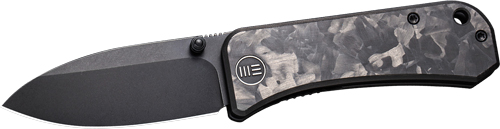 WE KNIFE BANTER 2.9" MARBLE - CARBON FIBER/BLACK STONEWASH — view 1
