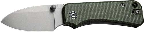 CIVIVI KNIFE BABY BANTER 2.34" - GREEN MICARTA/GRAY STNWSH — view 1