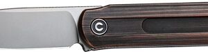 CIVIVI KNIFE FOLDIS 2.67" BLK - HAND RUBBED COPPER/SILVER — view 2