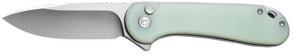 Civivi Knives C18062P-2 Elementum II  EDC 2.96" Folding Drop Point Plain Satin Nitro-V Steel Blade, Natural G10 Handle — view 1