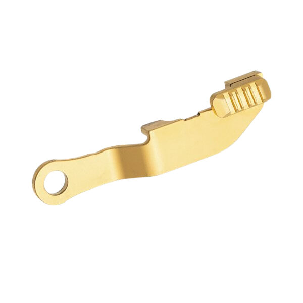 Tyrant CNC TDHCATSCLGOLD Hellcat Extended Slide Release Gold Stainless Steel Pistol — view 1