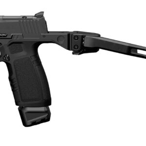 Tyrant CNC TDP365TWSBLK   Black Aluminum/Polymer Folding Fits Sig P365