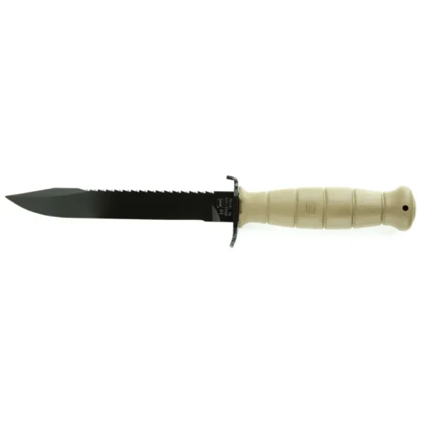 GLOCK KNIFE DARK EARTH FIELD KNIFE WITH SAW PACKAGED — view 1