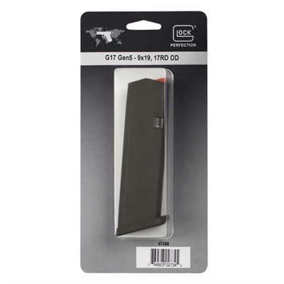 MAGAZINE FOR GLOCK G5 17/34 9MM 17-RD POLYMER OD GREEN — view 1