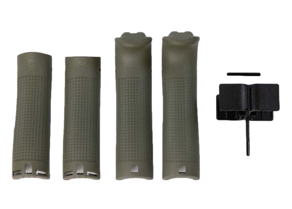 Glock 39841  Backstrap/Beavertail Set Battlefield Green Polymer — view 1