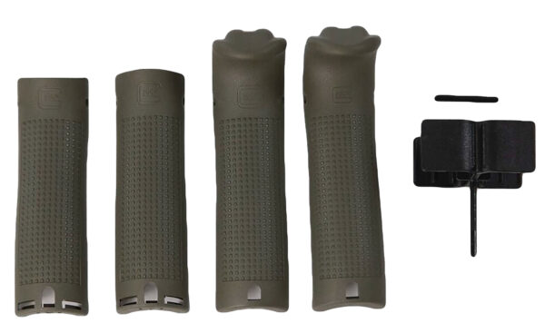 Glock 39843  Backstrap/Beavertail Set Battlefield Green Polymer — view 1
