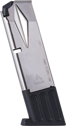 MEC-GAR MAGAZINE S&W 5900 - SERIES 9MM LUGER 10RD NICKEL — view 1