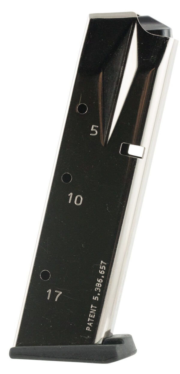 Mec-Gar MGSW5917N S&W  Nickel 17rd 9mm Luger for S&W 5900 Series/910/915/659 — view 1