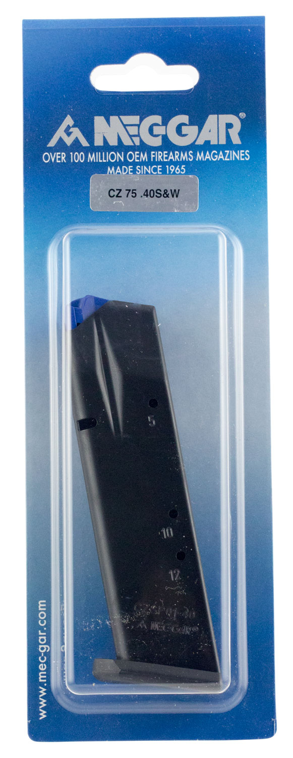 Mec-Gar MGCZ4012AFC CZ 12rd 40 S&W CZ 75B/Shadow 2/75 SP-01/Shadow 85B, Blued w/Anti-Friction Coating Carbon Steel — view 1