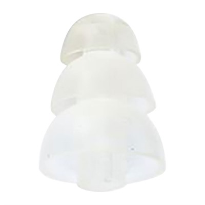REPLACEMENT LARGE CLEAR EARTIPS 10/PACK — view 1
