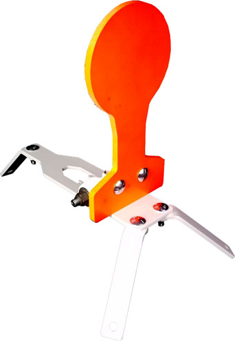 AR-MOR AR500 SPRINGER TARGET - 3/8" THICK STEEL 6" ROUND TRGT — view 1