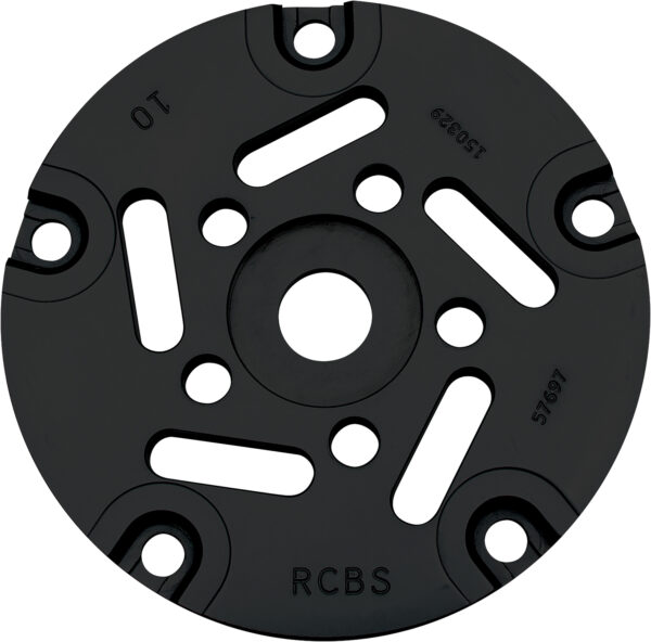 RCBS 88929 Pro Chucker 5 Shell Plate Size #6 Black Steel — view 1