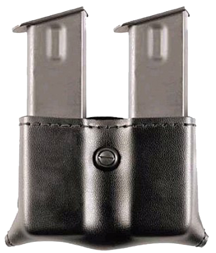 Safariland 079186 Double Mag Pouch  1.75" Belt Black Laminate — view 1
