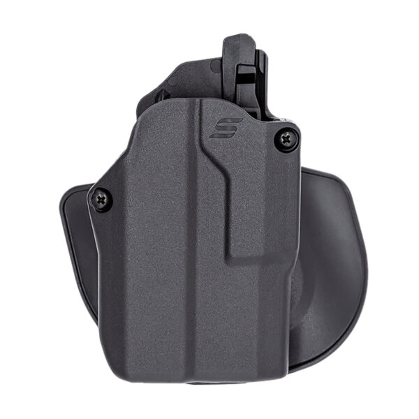 Safariland SOLIS189527C3412 Solis ALS  OWB Black Compatible w/ Glock 43X/48 MOS, Compatible w/ TLR-7Sub, Left Hand — view 1
