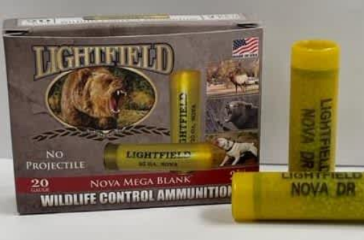 LIGHTFIELD WILDLIFE CONTROL AMO 20GA 2.75 IN LESS LETHAL NOVA DR BLANK CCUSSION 5RD ( 10 BOX CASE ) — view 1