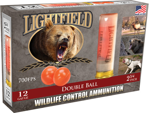 LIGHTFIELD 12GA 2.75" W/2 - RUBBER BALLS 5RD 10BX/CS — view 1