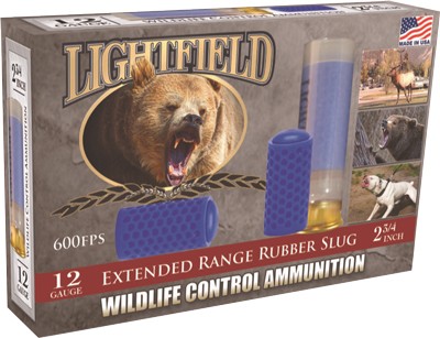 LIGHTFIELD 12GA 2.75" X-RANGE - RUBBER SLUG 5RD 10BX/CS — view 1