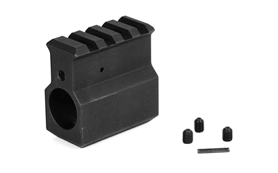 LBE .750 GAS BLOCK W/RAIL BLK — view 1