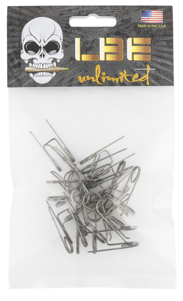 LBE Unlimited ARTS20PK AR Parts Trigger Spring 20 Pack AR-15 Silver Stainless Steel — view 1