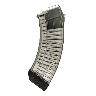 AK30R 30-RD MAGAZINE CLEAR W/ BLACK INTERNALS 7.62X39 — view 1
