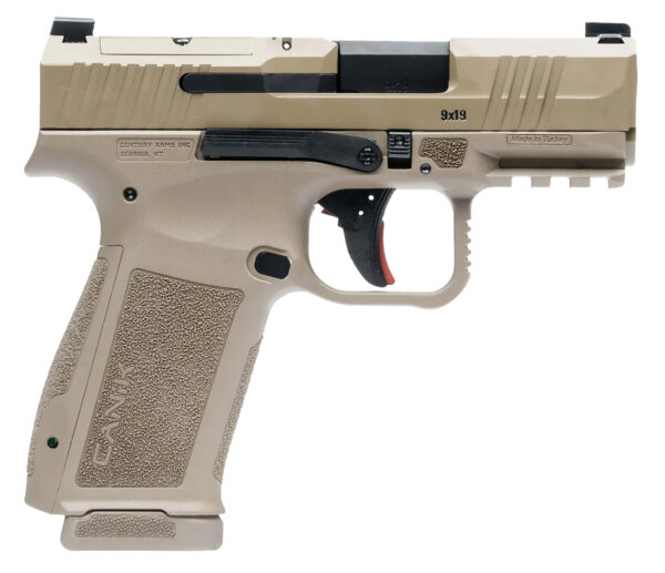 Century Arms HG7882DN Mete MC9L Sub-Compact Frame 9mm 17+1 3.18" FDE Steel Slide FDE — view 1