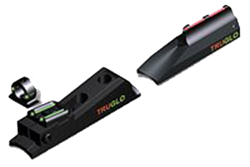 Truglo TG958X Muzzle Brite Sight Set In-Line Muzzleloaders Adjustable Red/Green Black Ghost Ring — view 1