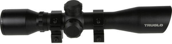 TruGlo TG8504BR Compact  Matte Black 4x32mm 1" Tube Duplex Reticle — view 1
