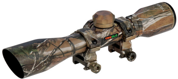 TruGlo TG8504CD Compact  Realtree APG 4x 32mm 1" Tube Diamond Reticle w/Rings — view 1