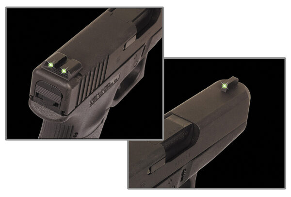 TruGlo TG231MP Tritium  Black | Green Tritium Front Sight Green Tritium Rear Sight — view 1
