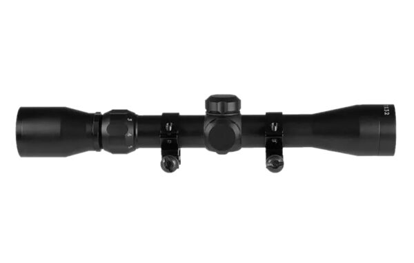 TruGlo TG-853940B Trushot  Black Anodized 3-9x40mm 1" Tube Duplex Reticle w/Rings — view 1
