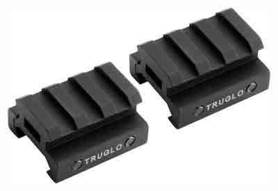 TRUGLO 2-PIECE PICATINNY RISER - MOUNT 1/2" RISE — view 1