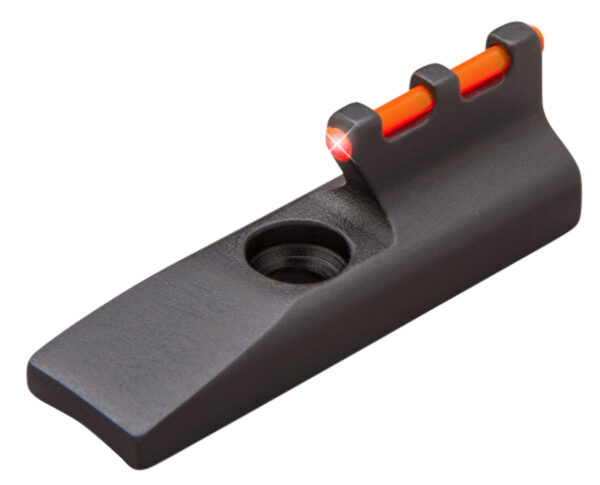 TruGlo TG965R Front Sight  Red Fiber Optic Front/Black Frame Fits Browning Buck Mark Fits Ruger MK II/MK III/MK IV, 22/45, Front Post Screw Mount — view 1