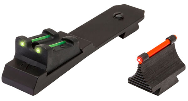 TruGlo TG109 Lever Action Rifle Sights  Black 0.343" Red Front, Green Rear Adjustable for Marlin 336 — view 1