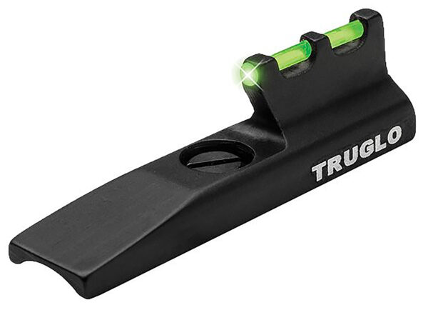 TruGlo TGTG975G Front Sight  Rimfire Rifle Marlin Green Front Fiber Optic Black Frame — view 1