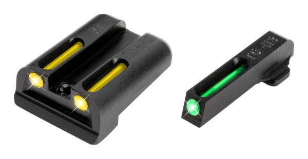 TruGlo TG131XTY TFO  Green/Tritium/Fiber Optic Front Sight-Yellow/Tritium/Fiber Optic Rear Sight Springfield Armory XD — view 1