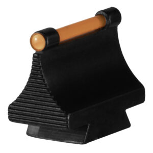 TruGlo TG95530RR 3/8" Dovetail Front Sight  Black | Red Fiber Optic