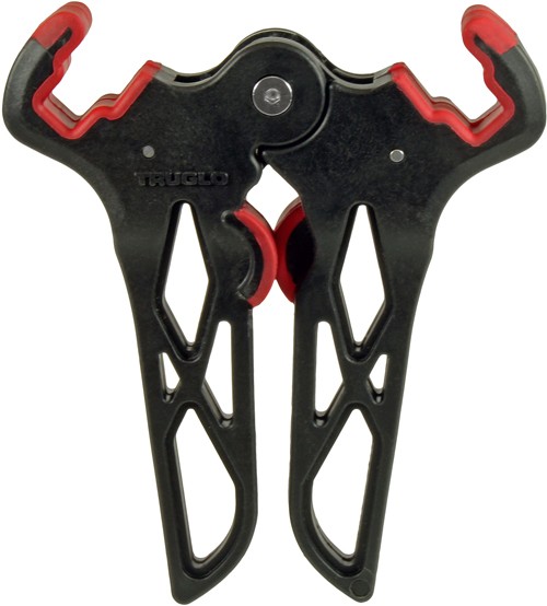 TRUGLO MINI BOW STAND BOW-JACK - 5.8" BLACK/RED — view 1