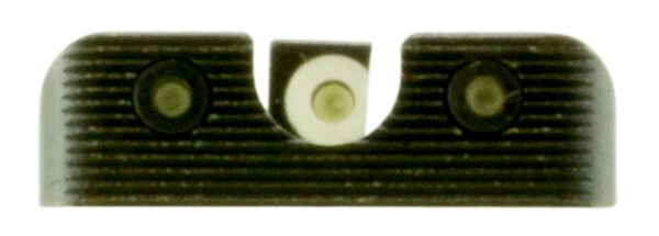 TruGlo TG231X1W Tritium Pro  Black | Green Tritium White Outline Front Sight Green Tritium Rear Sight — view 1