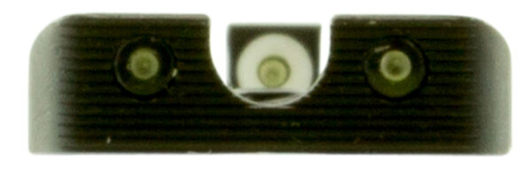 TruGlo TG231MP1W Tritium Pro  Black | Green Tritium White Outline Front Sight Green Tritium Rear Sight — view 1