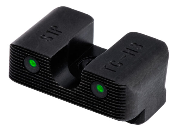 TruGlo TG231S1W Tritium Pro  Black | Green Tritium White Outline Front Sight Green Tritium Rear Sight — view 1